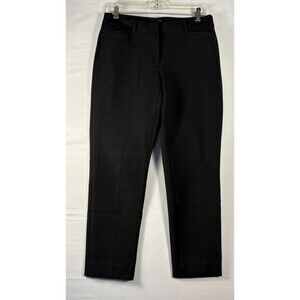 WHITE HOUSE BLACK MARKET THE SLIM ANKLE DRESS PANTS/TROUSERS BLACK SZ 6